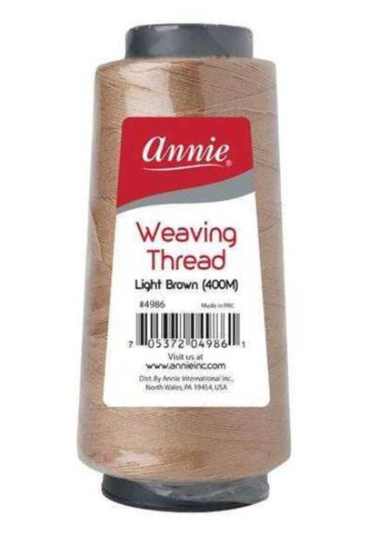 annie Weaving Thread Light Brown 400 M - VIP Extensions