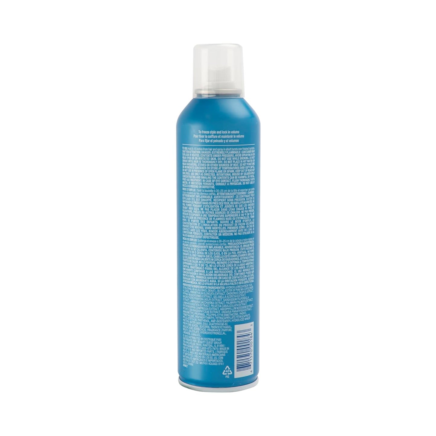 AQUAGE Freezing Spray, Strong Hold Hairspray, Provides Humidity Resistance and Maximum Shine, Provides Long Lasting Style Retention, 10 oz - VIP Extensions