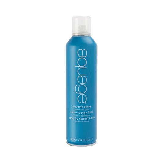 AQUAGE Freezing Spray, Strong Hold Hairspray, Provides Humidity Resistance and Maximum Shine, Provides Long Lasting Style Retention, 10 oz - VIP Extensions