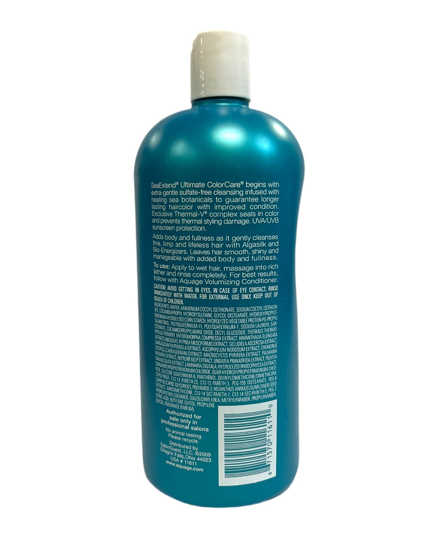 Aquage Sea Extend Volumizing Shampoo - 33.8 oz - VIP Extensions