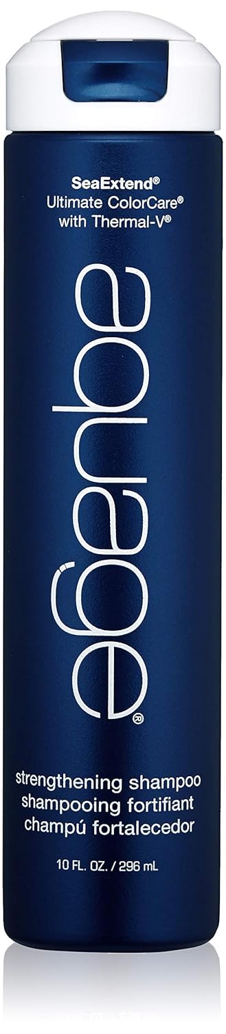 AQUAGE SeaExtend Strengthening Shampoo, For Fine Hair, Keeps Hair Full, Protected and Brings out Natural Texture, 10 fl. oz - VIP Extensions