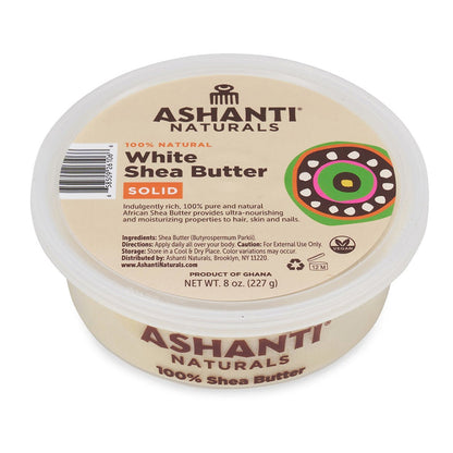 Ashanti African Creamy Shea Butter Anti - Frizz Treatment - White - 8 fl oz - VIP Extensions