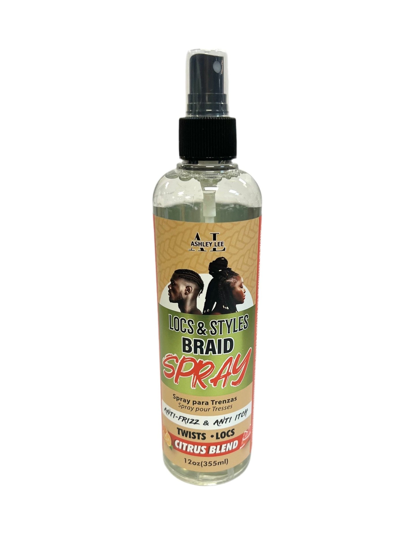 Ashlee Lee Locs & Styles Braid Spray Twists - Locs ( Citrus Blend ) 12 fl oz - VIP Extensions