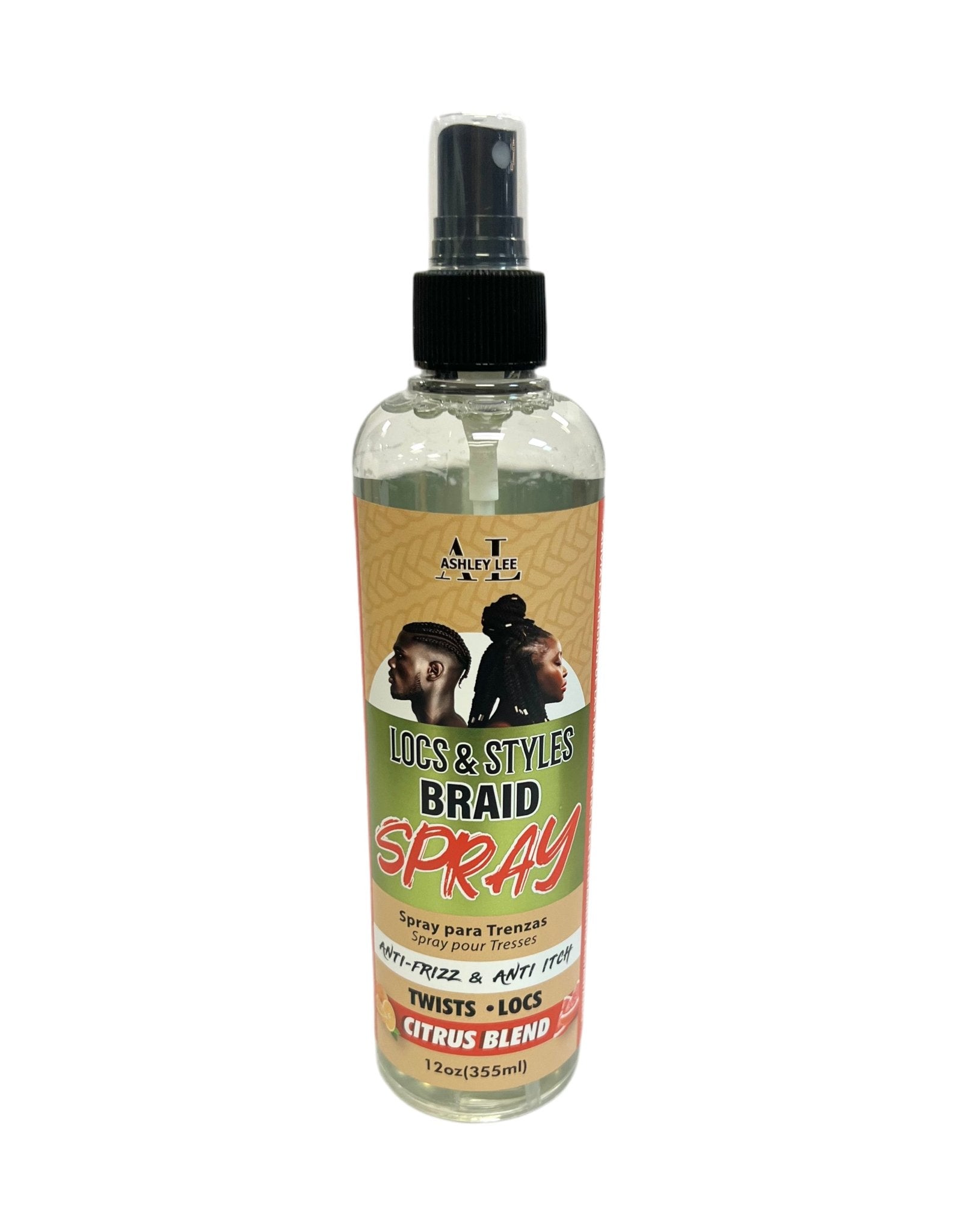 Ashlee Lee Locs & Styles Braid Spray Twists - Locs ( Citrus Blend ) 12 fl oz - VIP Extensions