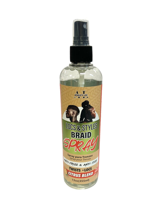 Ashlee Lee Locs & Styles Braid Spray Twists - Locs ( Citrus Blend ) 12 fl oz - VIP Extensions