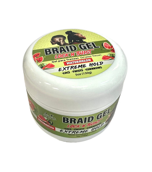 Ashley Lee Lock N' Twist Braid Gel Extreme Hold ( Watermelon) 5 fl oz - VIP Extensions