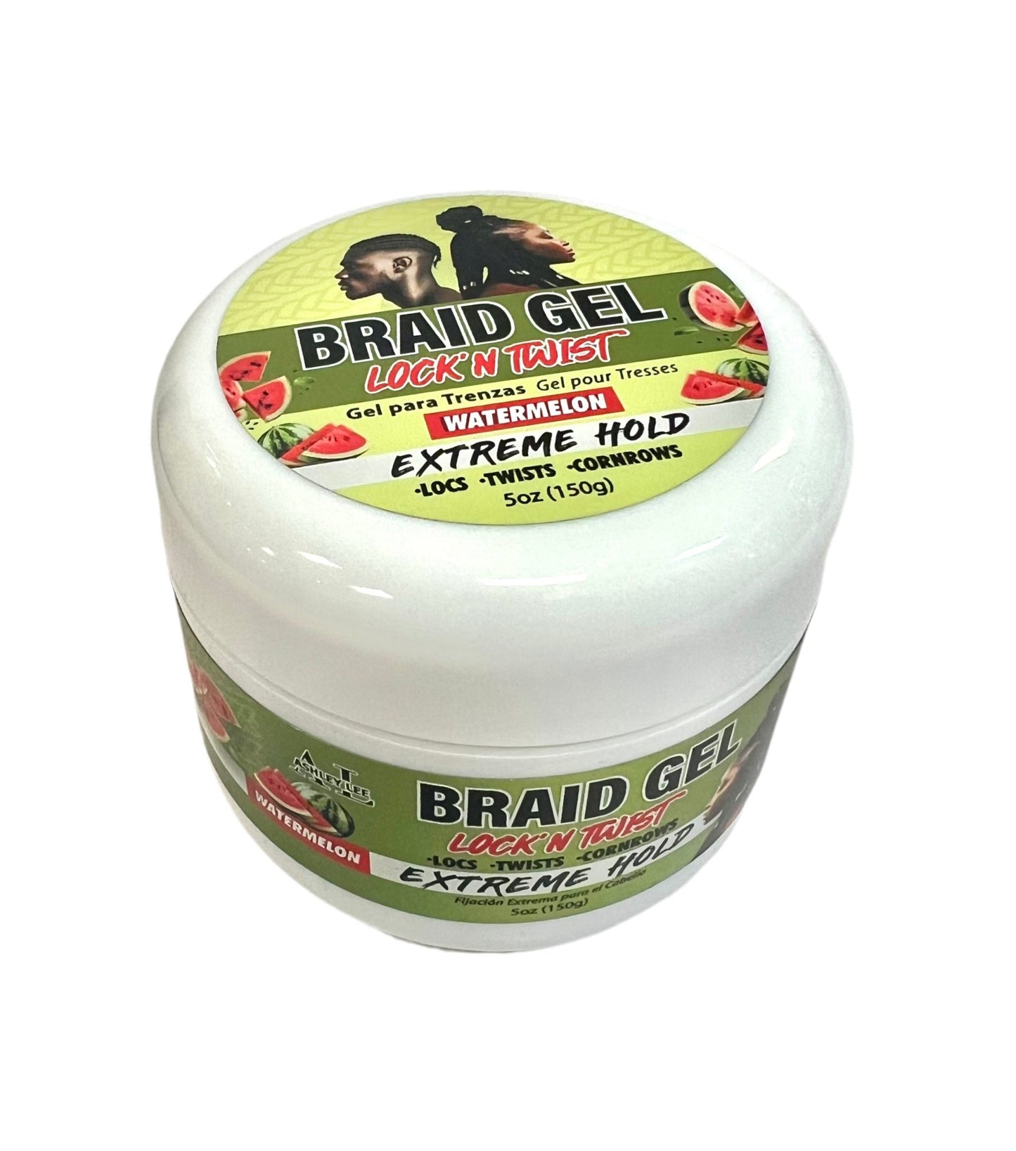 Ashley Lee Lock N' Twist Braid Gel Extreme Hold ( Watermelon) 5 fl oz - VIP Extensions