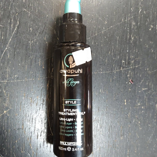 Awapui Wild Ginger Styling Tratment Oil Ultra Light 3.4 Ozl - VIP Extensions