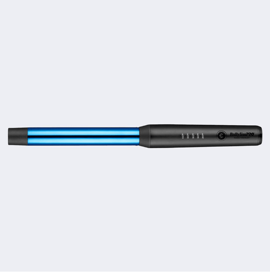 BaBylissPRO Nano Titanium 1" Curling Wand (Black & Blue) - VIP Extensions