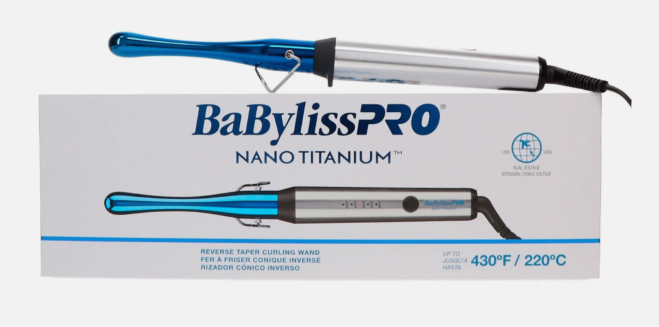 BaBylissPRO Nano Titanium Reverse Taper Wand - VIP Extensions