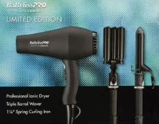 BaBylissPRO Styling Set: Carrera2 Dryer + Triple Barrel Waver + 1.25" Curling Iron - VIP Extensions