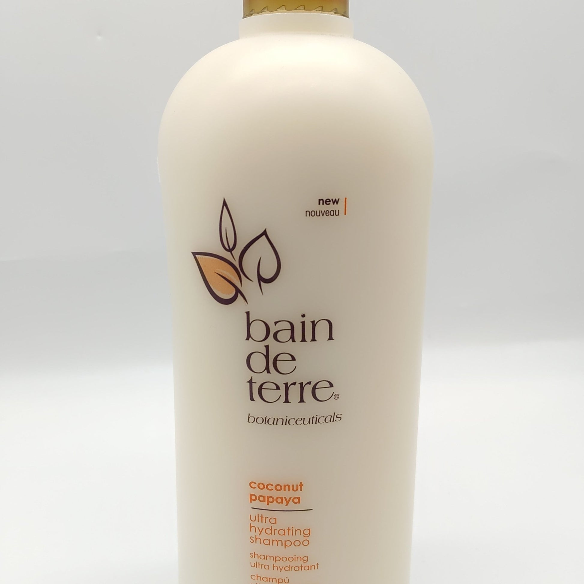 Bain de Terre Coconut Papaya Ultra Hydrating Shampoo Argan and Monoi Oil 33.8 oz - VIP Extensions