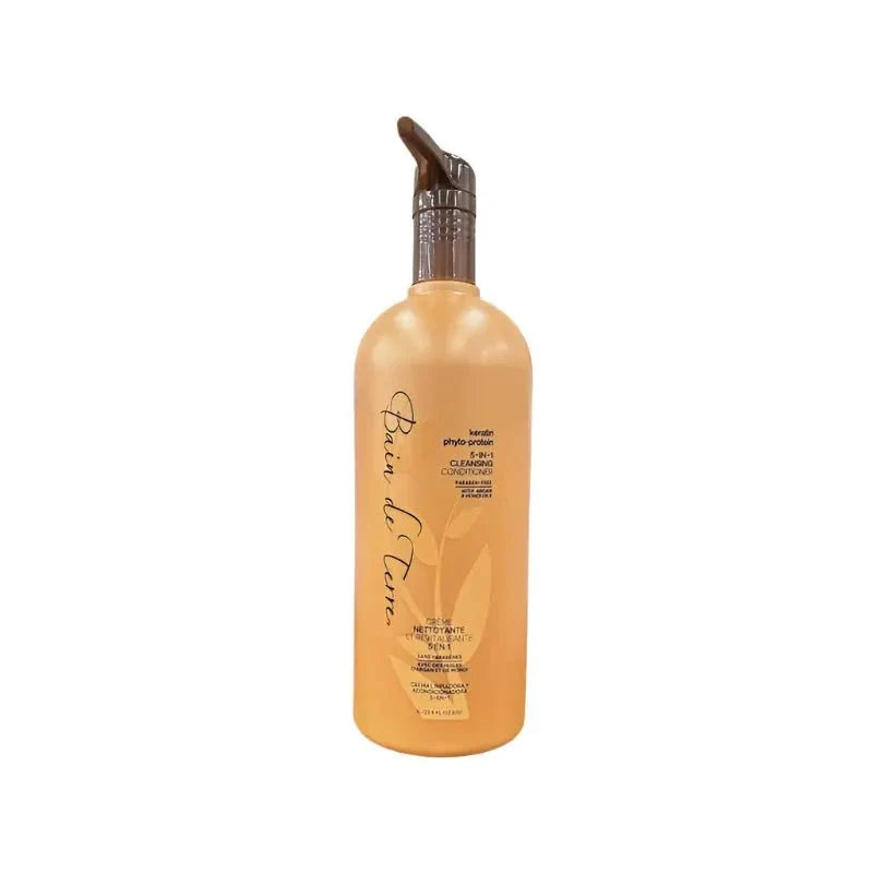 Bain de Terre Keratin Phyto-Protein 5-in-1 Cleansing Conditioner, 33.8 fl oz bottle
