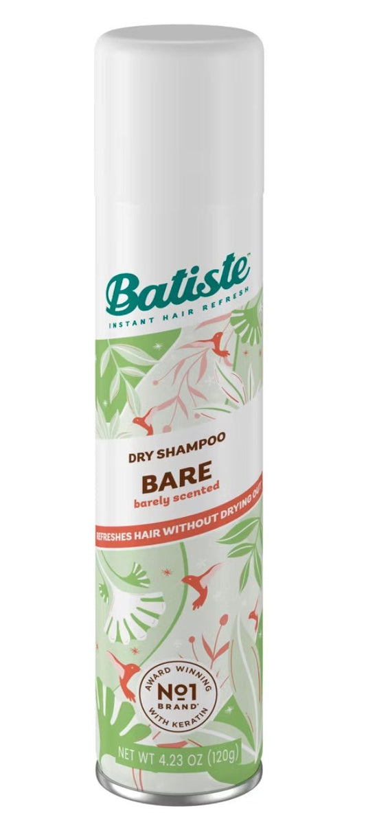 Batiste Bare Dry Shampoo Barely Scented 120g - VIP Extensions