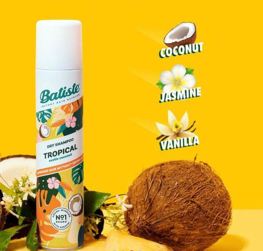 Batiste Tropical Dry Shampoo Exotic Coconut 120 g - VIP Extensions