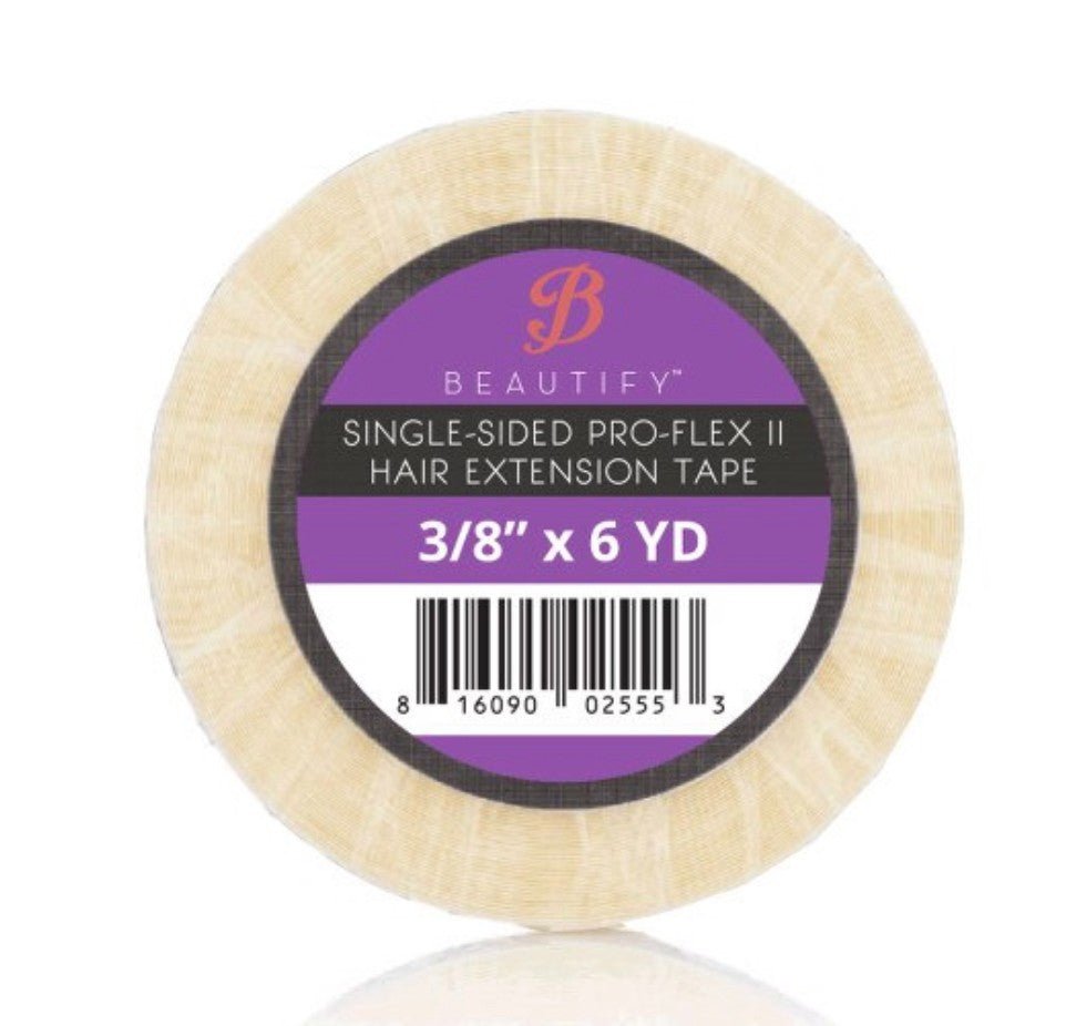 Beautify Pro - Flex II Single Sided Hair Extension Tape Roll 1/4" x 6 YD Walker NEW - VIP Extensions