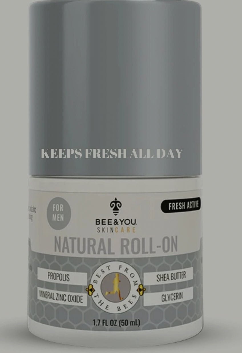 Bee & You 1.7 oz Roll on Deodorant for Men - VIP Extensions