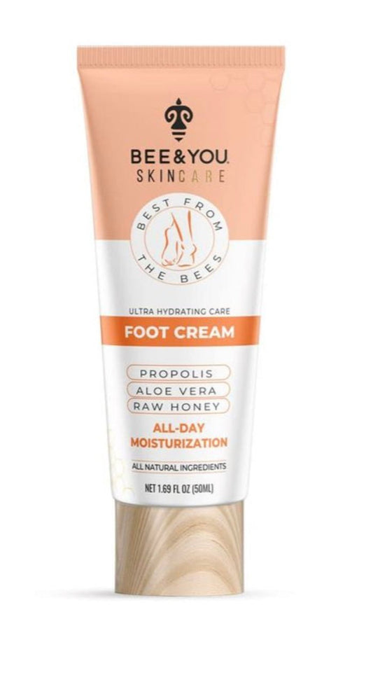 BEE & YOU SKINCARE FOOT CREAM - VIP Extensions