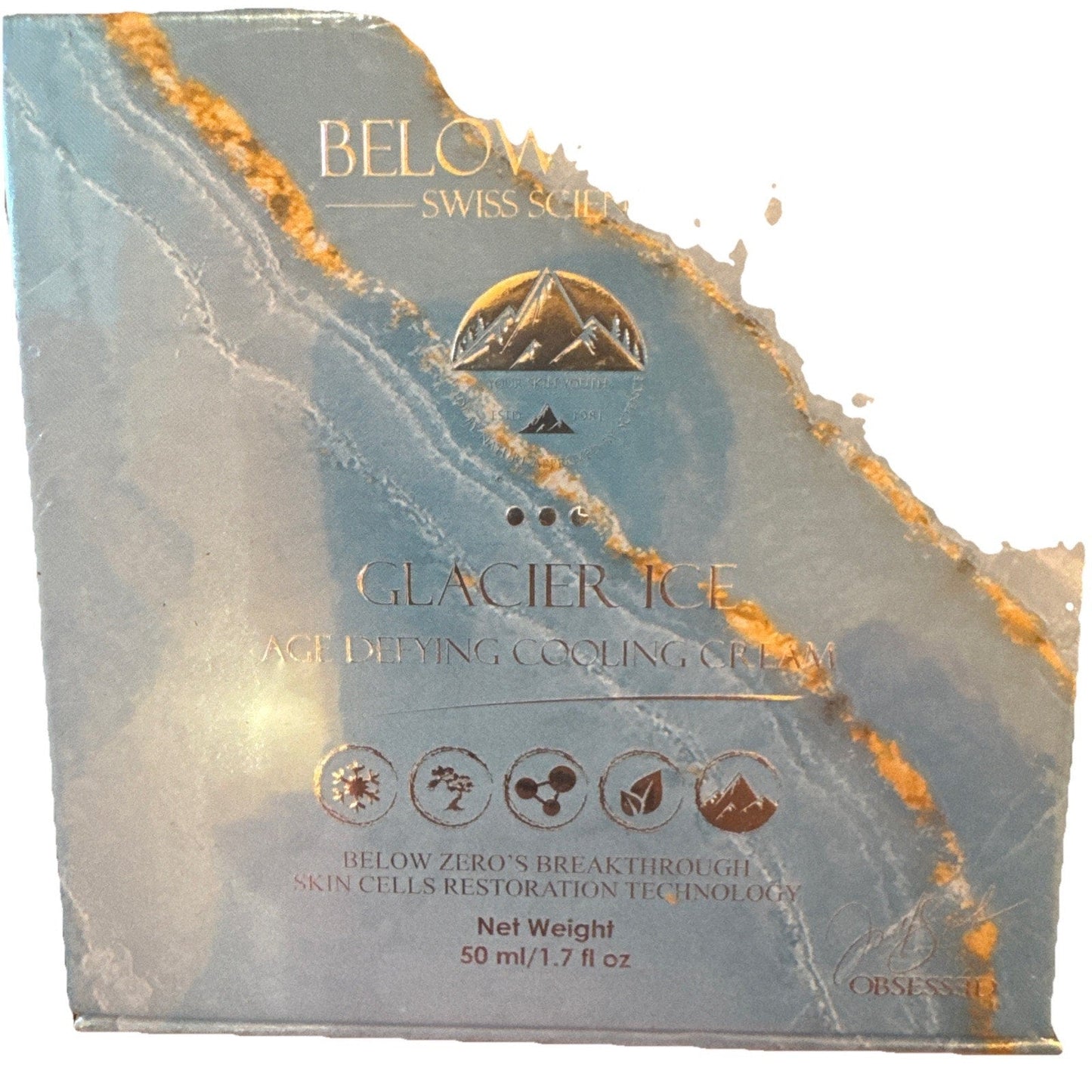 Below Zero Swiss Science Age Defying Cooling Cream 1.7 Fl Oz Factory Sealed - VIP Extensions