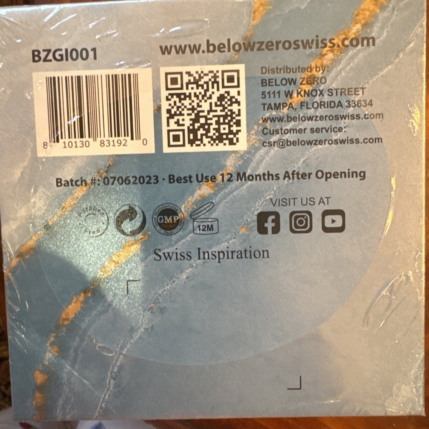 Below Zero Swiss Science Age Defying Cooling Cream 1.7 Fl Oz Factory Sealed - VIP Extensions