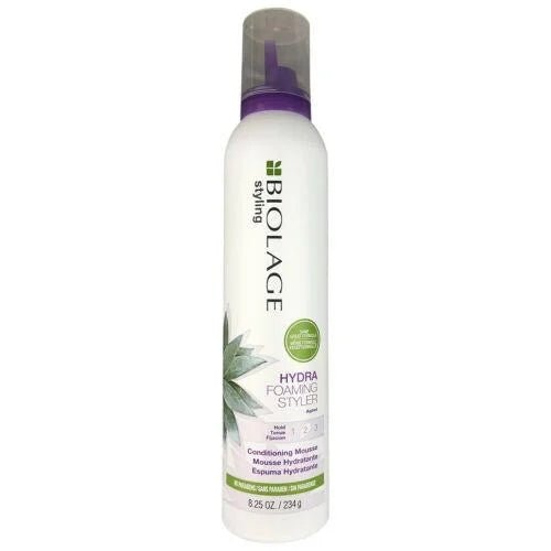 Biolage Blue Agave Hydra-Foaming Styler Mousse 8.25 oz - VIP Extensions