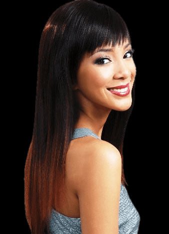 Bobbi Boss HIT 5 Human Hair Blend Weaving NATURAL SLEEK 1B - VIP Extensions