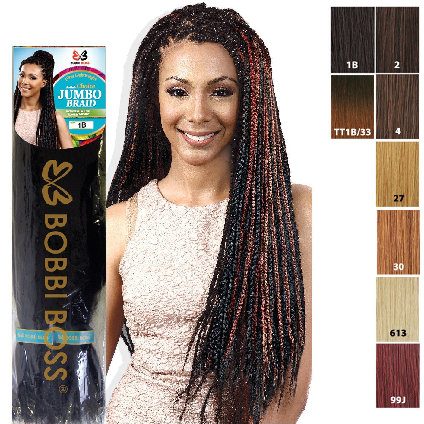 Bobbi Ross Jumbo Braid Braiding Hair - VIP Extensions