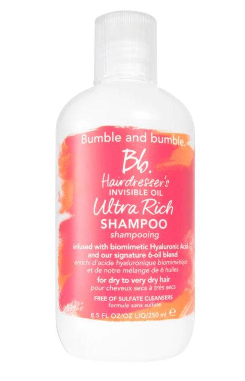 Bumble and Bumble. Hairdresser's Invisible Oil Ultra Rich Shampoo 8.5 OZ - VIP Extensions