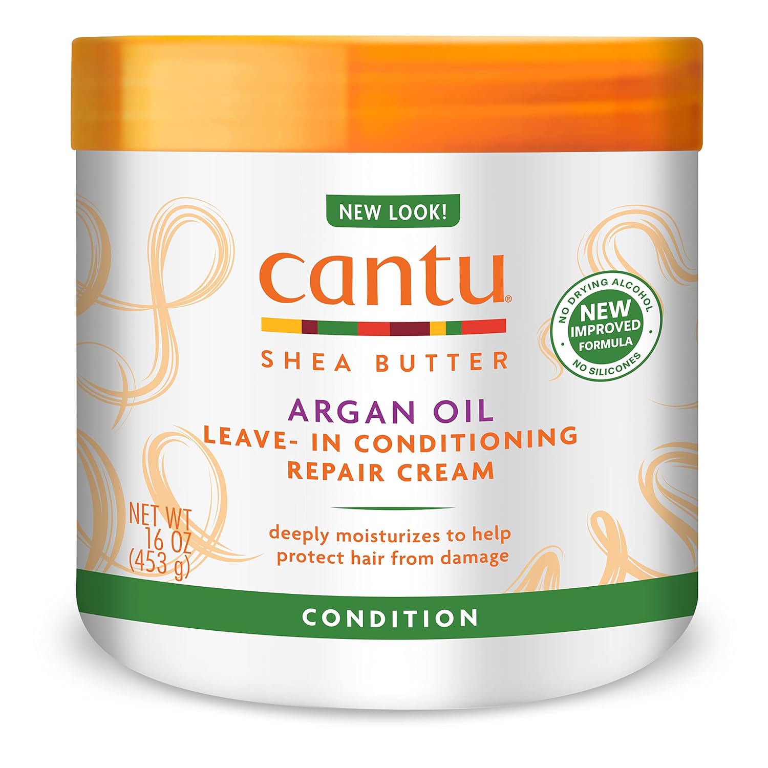 Cantu Leave - In Conditioning Repair Cream with Argan Oil, 16 oz - VIP Extensions