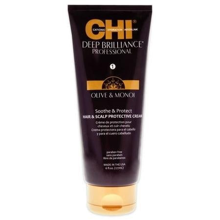 CHI Deep Brilliance Hair and Scalp Protective Cream 6 oz - VIP Extensions