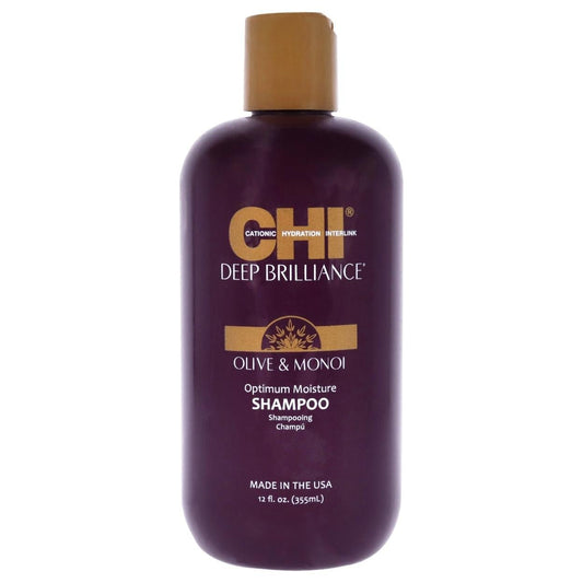 CHI Deep Brilliance Optimum Moisture Shampoo 12 oz - VIP Extensions