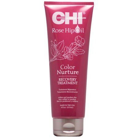 CHI Rose Hip Oil Color Nurture Recovery Treatment 8 oz - VIP Extensions