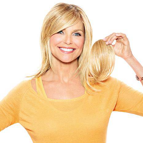Christine Brinkley Full Sweeping Side FRINGE BY HairUwear - VIP Extensions