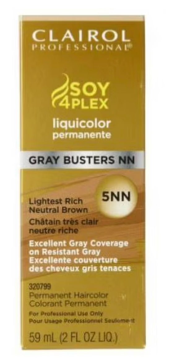 Clairol Professional Permanent Liquicolor for Dark Hair Color, 5NN Lightest Neutral Brown - VIP Extensions