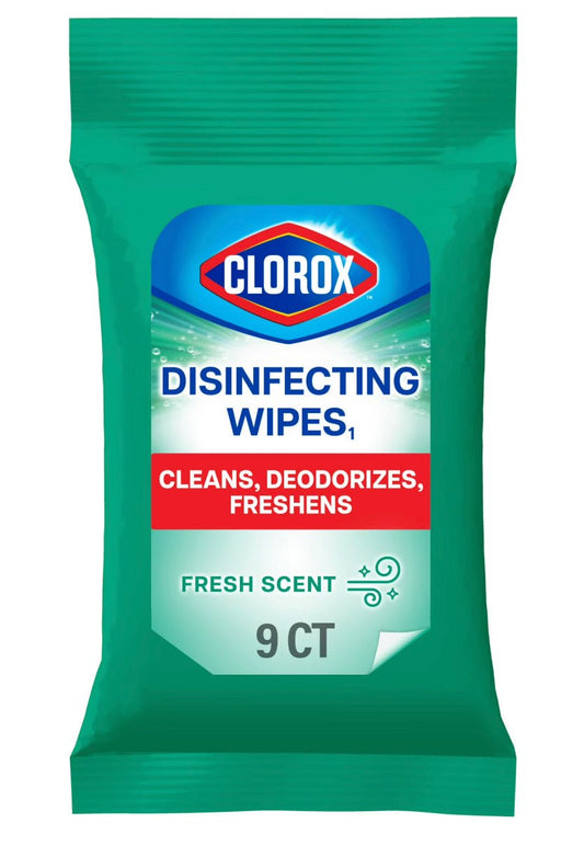 Clorox Disinfecting Wipes on the Go Bleach Free Travel Wipes Scent - VIP Extensions