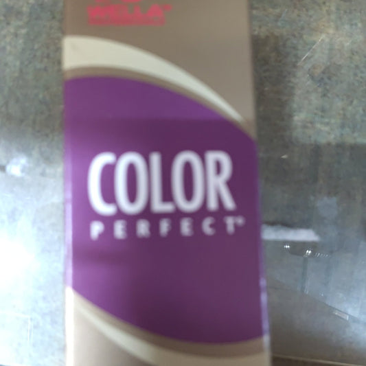Color Perfect Permanent Creme Gel Haircolor - 7 G Medium Golden Blonde by Wella for Unisex - VIP Extensions