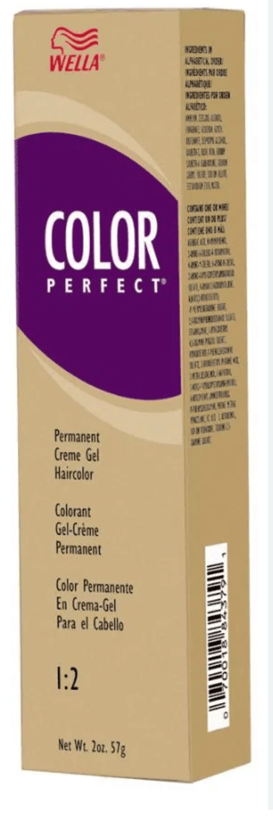 Color Perfect Permanent Cr?Me Gel Hair Color - V Violet Modifier by Wella for Unisex - VIP Extensions
