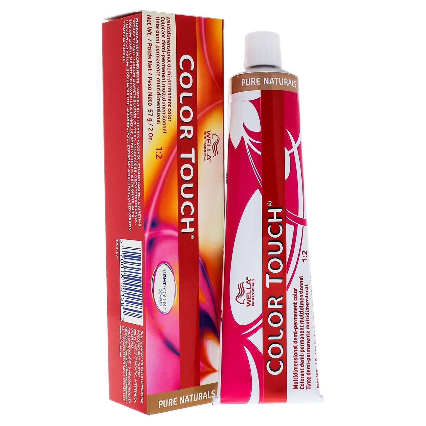 Wella Color Touch Demi-Permanent Hair Color, 2 oz - 10/0 Lightest Blonde Natural