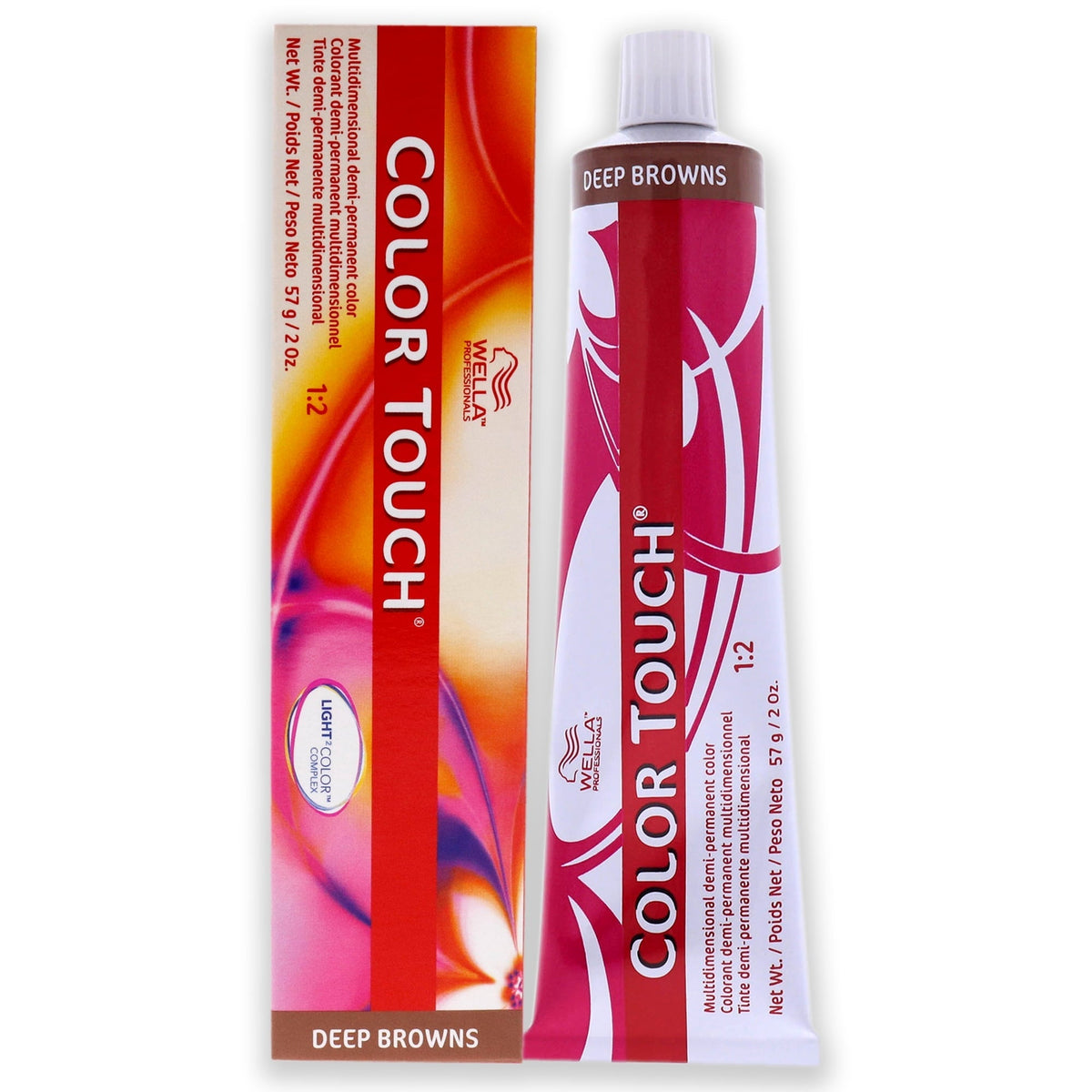 Wella Color Touch Demi-Permanent Hair Color, 2 oz - 6/77 Dark Blonde Intense Brown