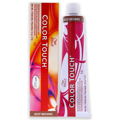 Wella Color Touch Demi-Permanent Hair Color, 2 oz - 6/77 Dark Blonde Intense Brown