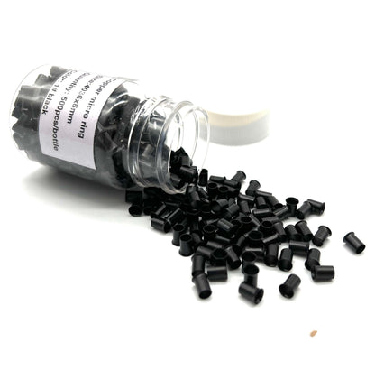 Copper Micro Link Style C - Size 4.0 x 3.6 x  6.00  mm 1 bottle (500 pieces) - VIP Extensions
