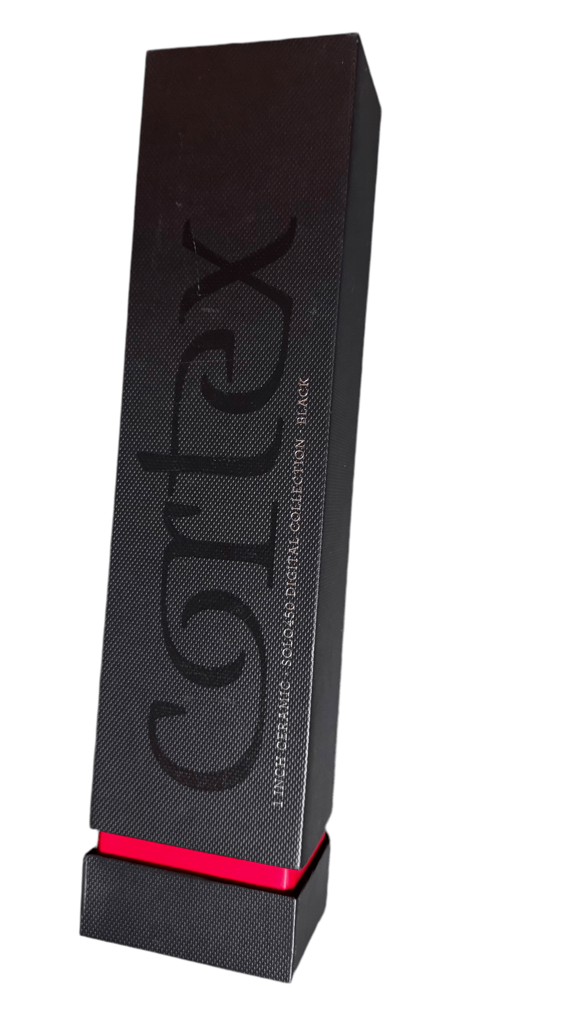 Cortex Solo Digital Analog Ceramic Flat Iron, Black, 1 Inch, 24 Ounce - VIP Extensions