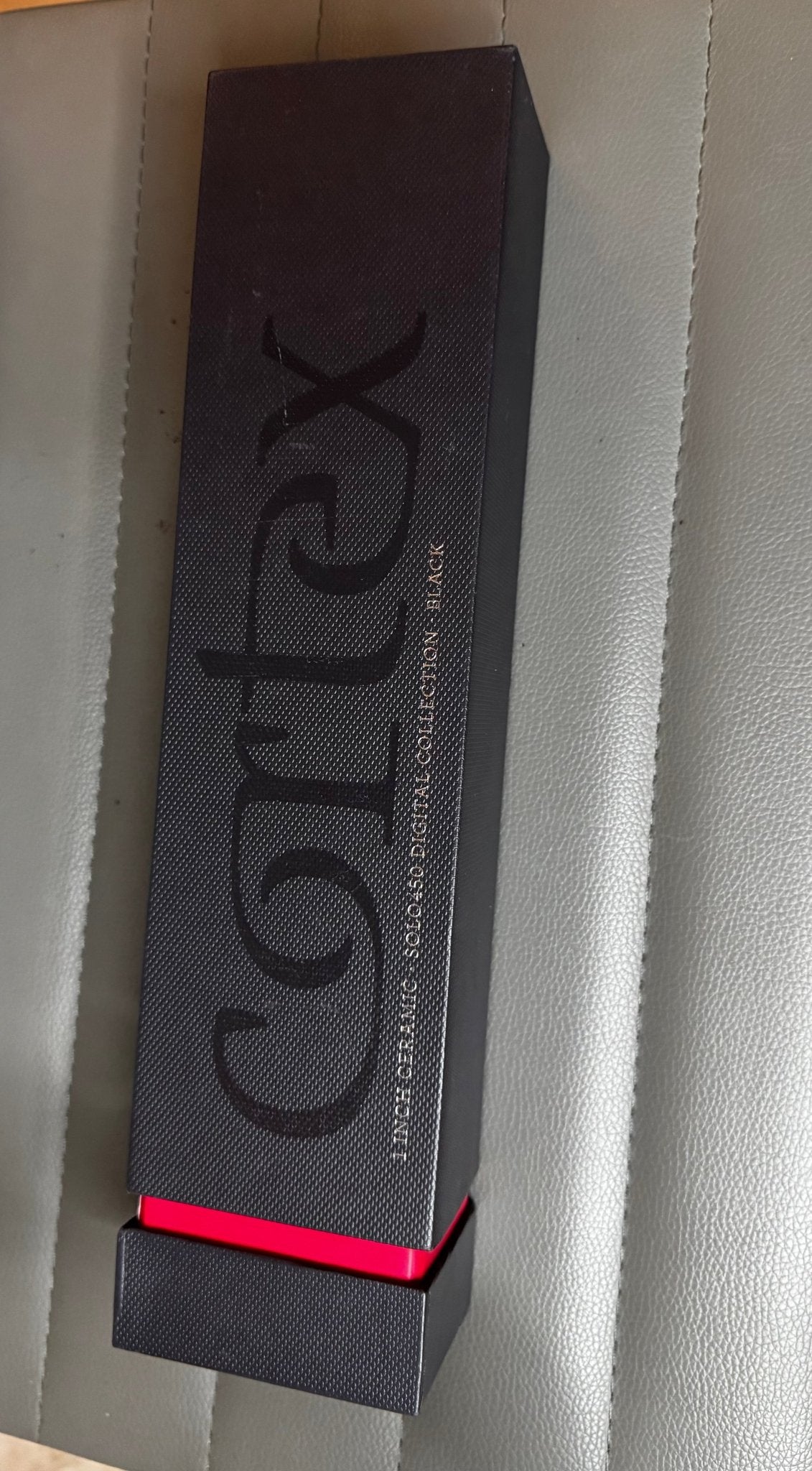 Cortex Solo Digital Analog Ceramic Flat Iron, Black, 1 Inch, 24 Ounce - VIP Extensions
