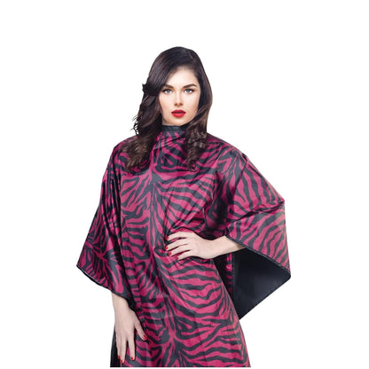 Cricket Flip Reversible Zebra All Purpose Cape for Salon Barbershop Professionals - VIP Extensions