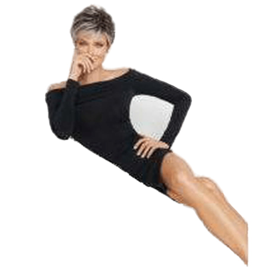 Raquel Welch Crushing on Casual Elite Wig, R2 Ebony - New With Tags color chart