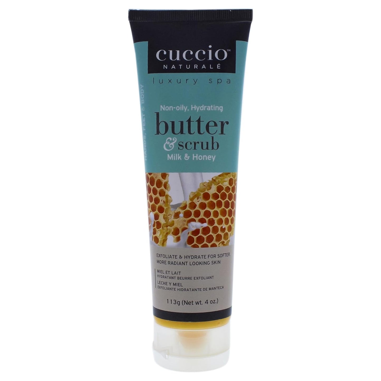 Cuccio Naturale Butter Scrub - Exfoliates And Hydrates - 4 Oz - VIP Extensions