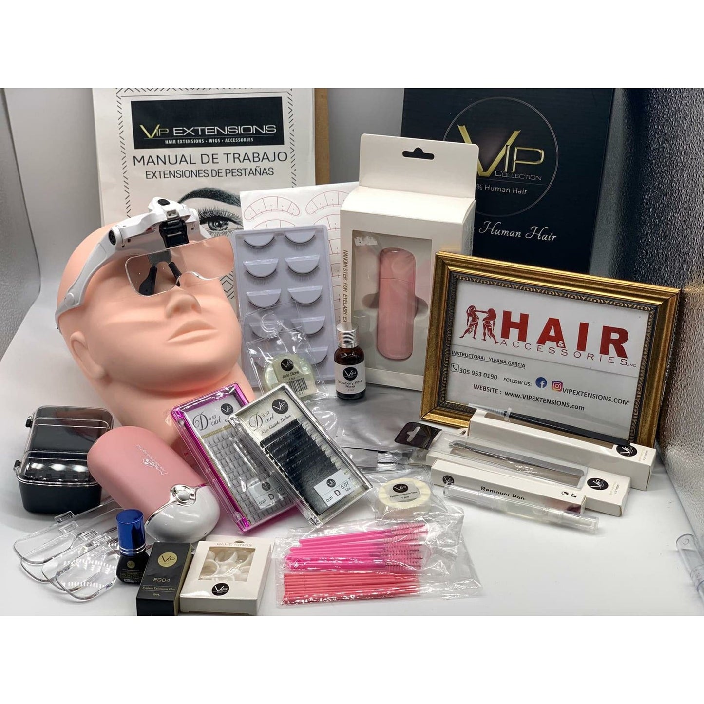 Cursos de Extensiones de Pestañas y Cabello - VIP Extensions