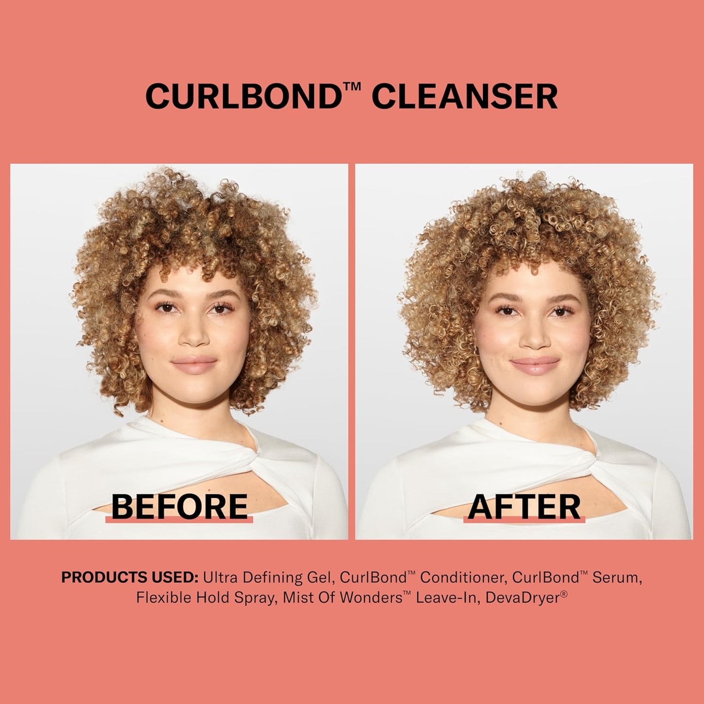 DevaCurl CurlBond Re - Coiling Mild Lather Cleanser 32 fl oz - VIP Extensions