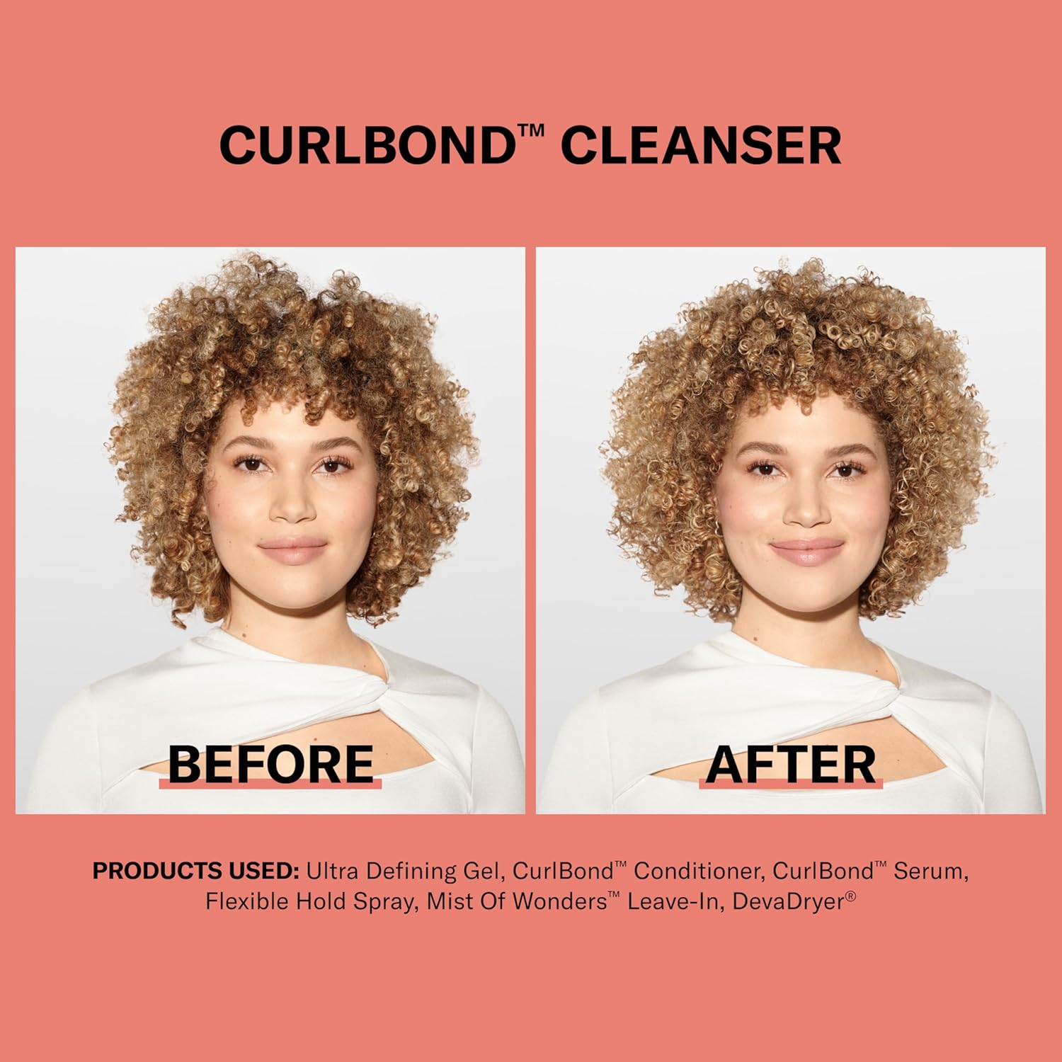 DevaCurl CurlBond Re - Coiling Mild Lather Cleanser 32 fl oz - VIP Extensions