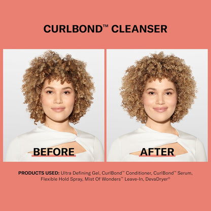 DevaCurl CurlBond Re - Coiling Mild Lather Cleanser 32 fl oz - VIP Extensions